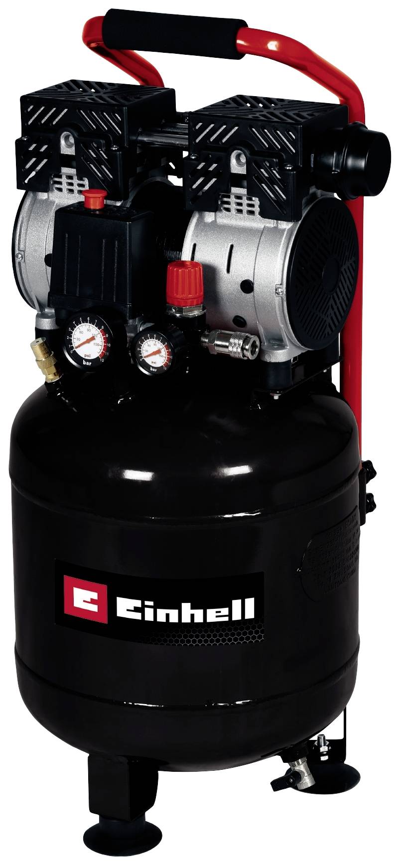 EINHELL Druckluft-Kompressor Einhell Kompressor TE-AC 24 Silent 24 l
