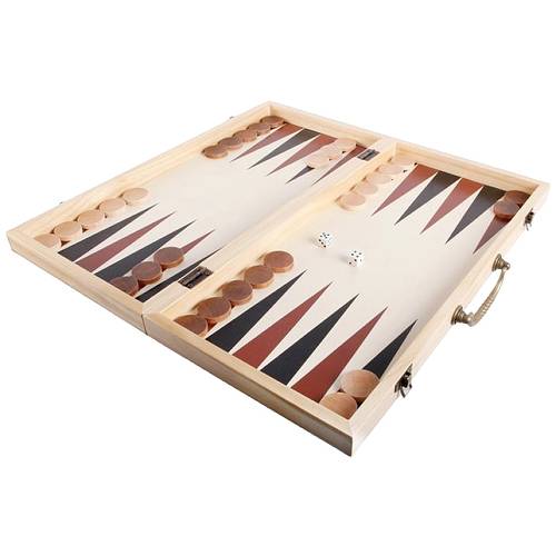 Vedes 61129839 Natural Games XXL Schach und Backgammon