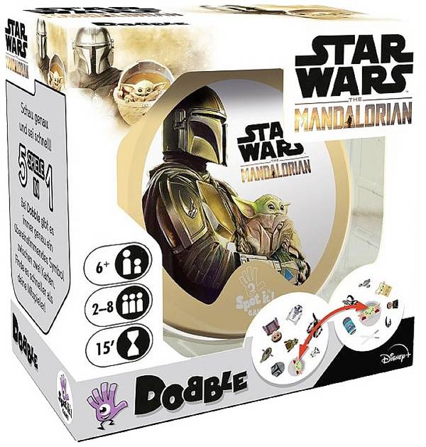 Asmodee ZYGD0008 Asmodee Dobble Star Wars The Mandalorian