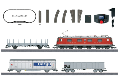 Märklin - H0 Güterzug mit Re 620 der SBB →