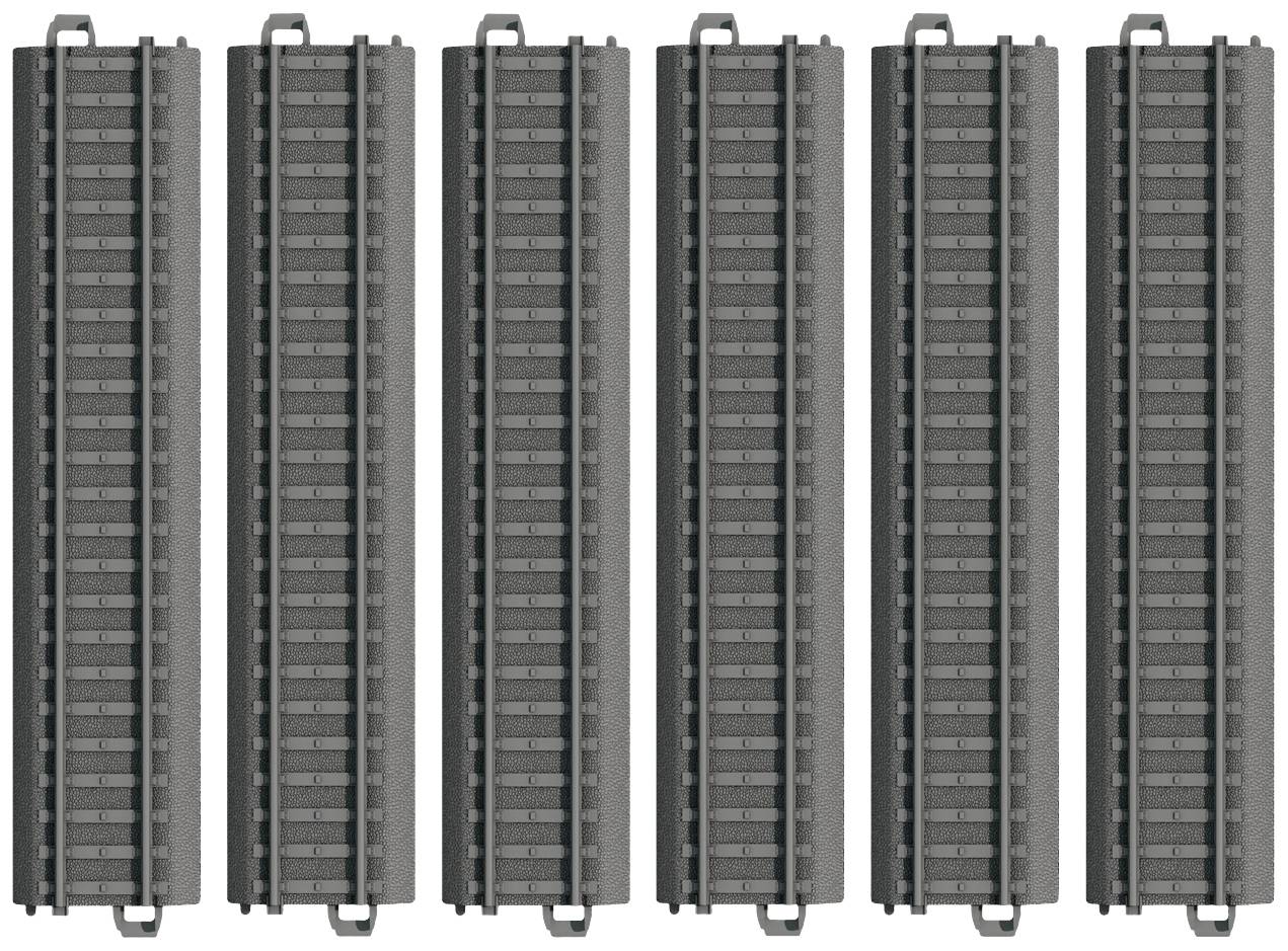 Märklin World 23180 H0 my world - Kunststoffgleis ger.180 mm, 6er-Set