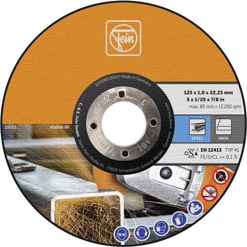 Fein 63709013010 Trennscheibe gerade 125 mm 25 St.
