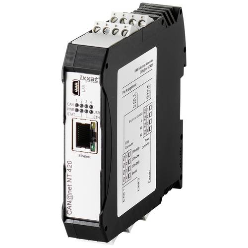 Ixxat 1.01.0332.42000 CAN@net NT 420 CAN Umsetzer CAN Bus, Ethernet, USB 24 V/DC 1 St.