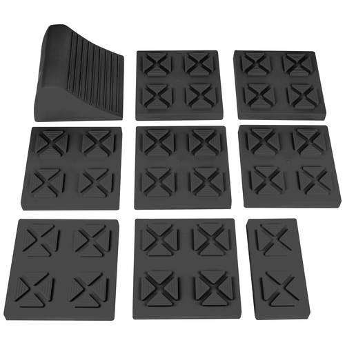 Calima 46057 Ausgleichskeil, Stufenkeil 2500 kg PP 24 cm x 24 cm x 25 mm