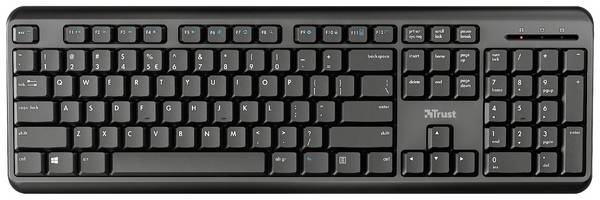 Trust Ody - Tastatur - kabellos - 2.4 GHz - Deutsch