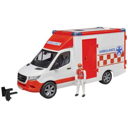 bruder Einsatzfahrzeug Modell Mercedes Benz Sprinter Ambulanz Fertigmodell PKW Modell