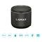Schwarzer Bluetooth-Lautsprecher mit Aufschrift 'LAMAX', Funktionen unten: BT5.1, MicroSD, 15h Laufzeit, 5W Leistung, Aluminiumgehäuse.