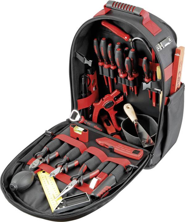Cimco Lehrlingsrucksack ECO Advance 170650  Werkzeugrucksack bestückt  (L x B x H) 370 x 210 x 490 mm