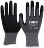 Cimco 141225 Standard Skinny Flex schwarz/grau Strickgewebe Arbeitshandschuh Größe (Handschuhe): 8, M EN 388 1 Paar