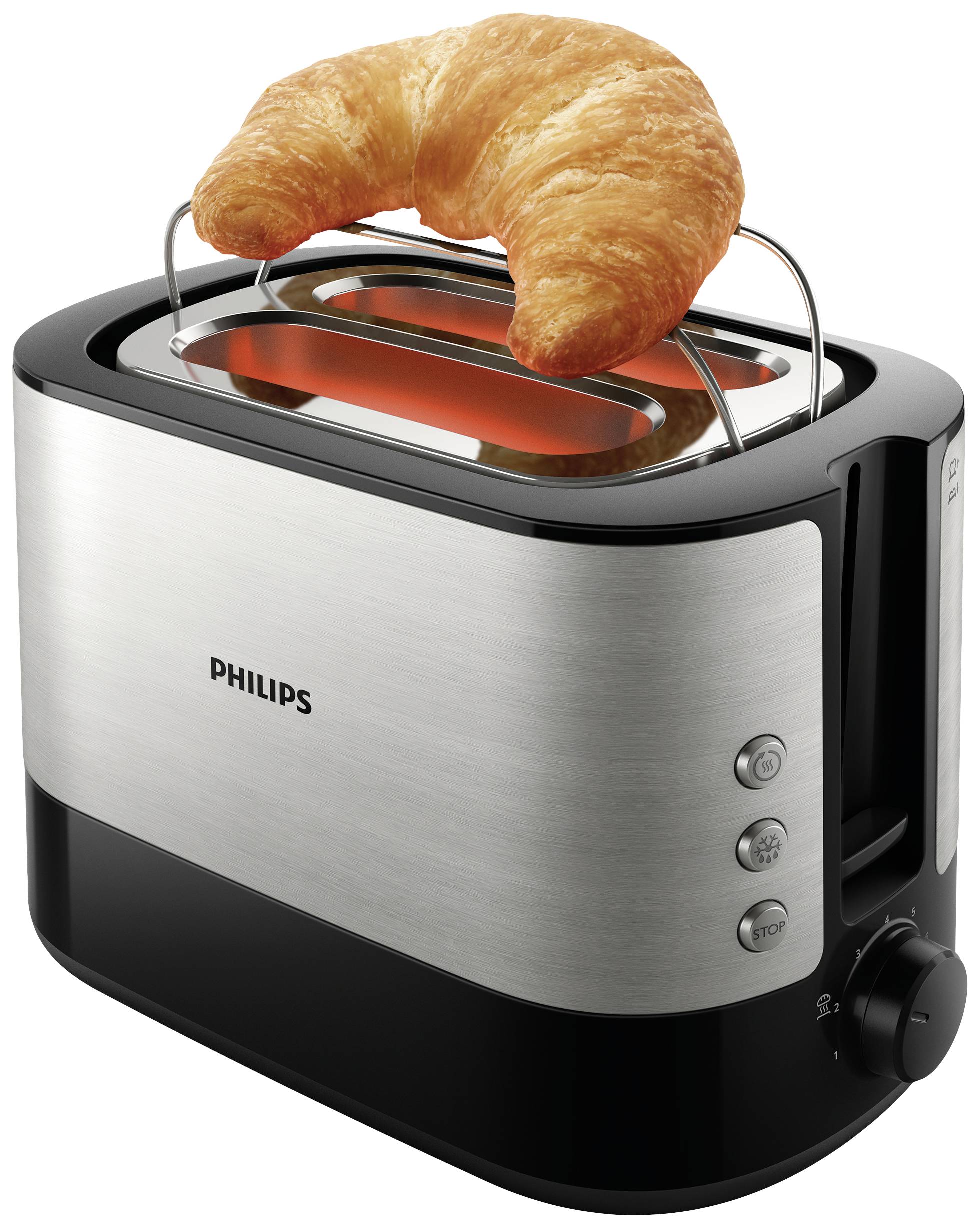 Philips Viva Collection HD2637 - Toaster - 2 Scheibe - 2 Steckplatz - Schwarz-4