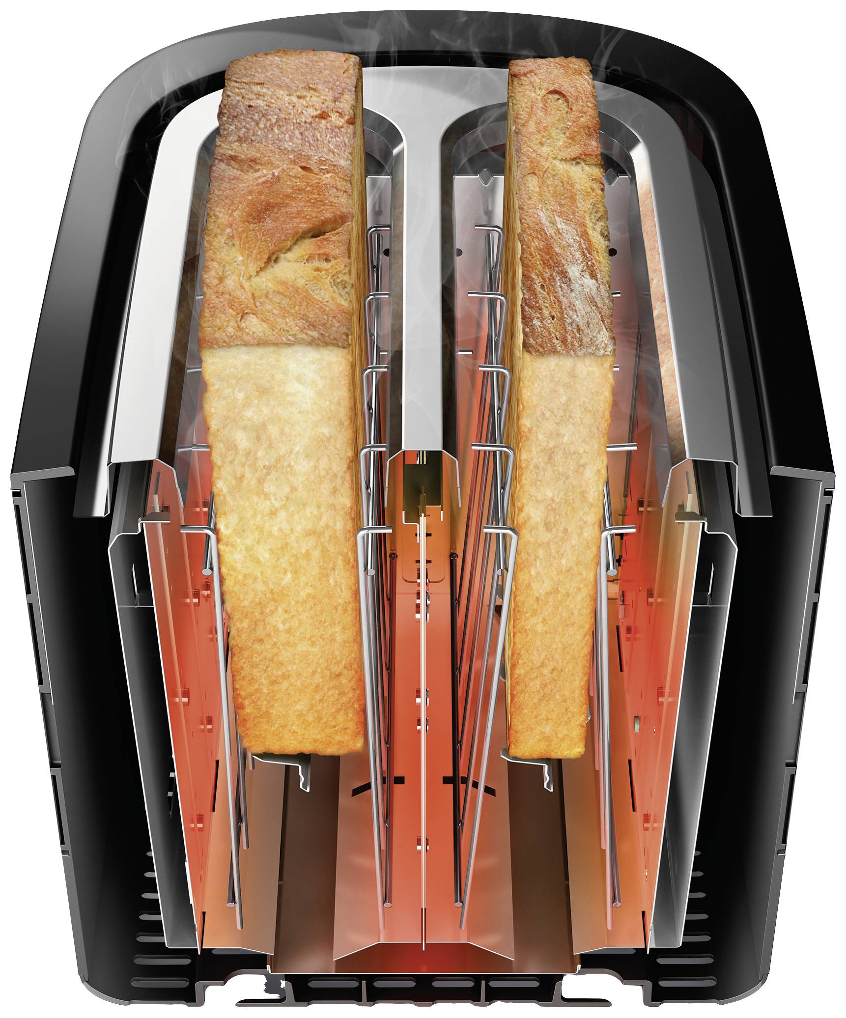 Philips Viva Collection HD2637 - Toaster - 2 Scheibe - 2 Steckplatz - Schwarz-5