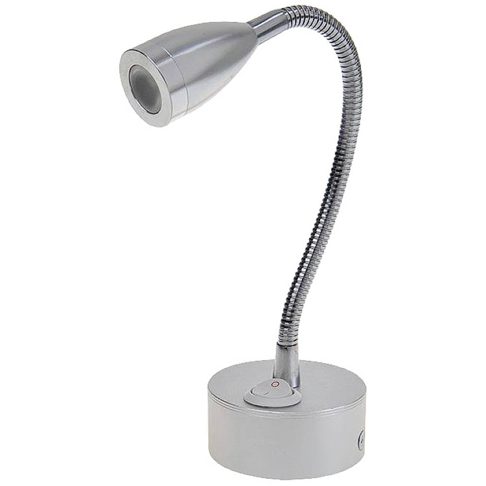 ProPlus led-lamp zwanenhals 12V 1,7W zilver