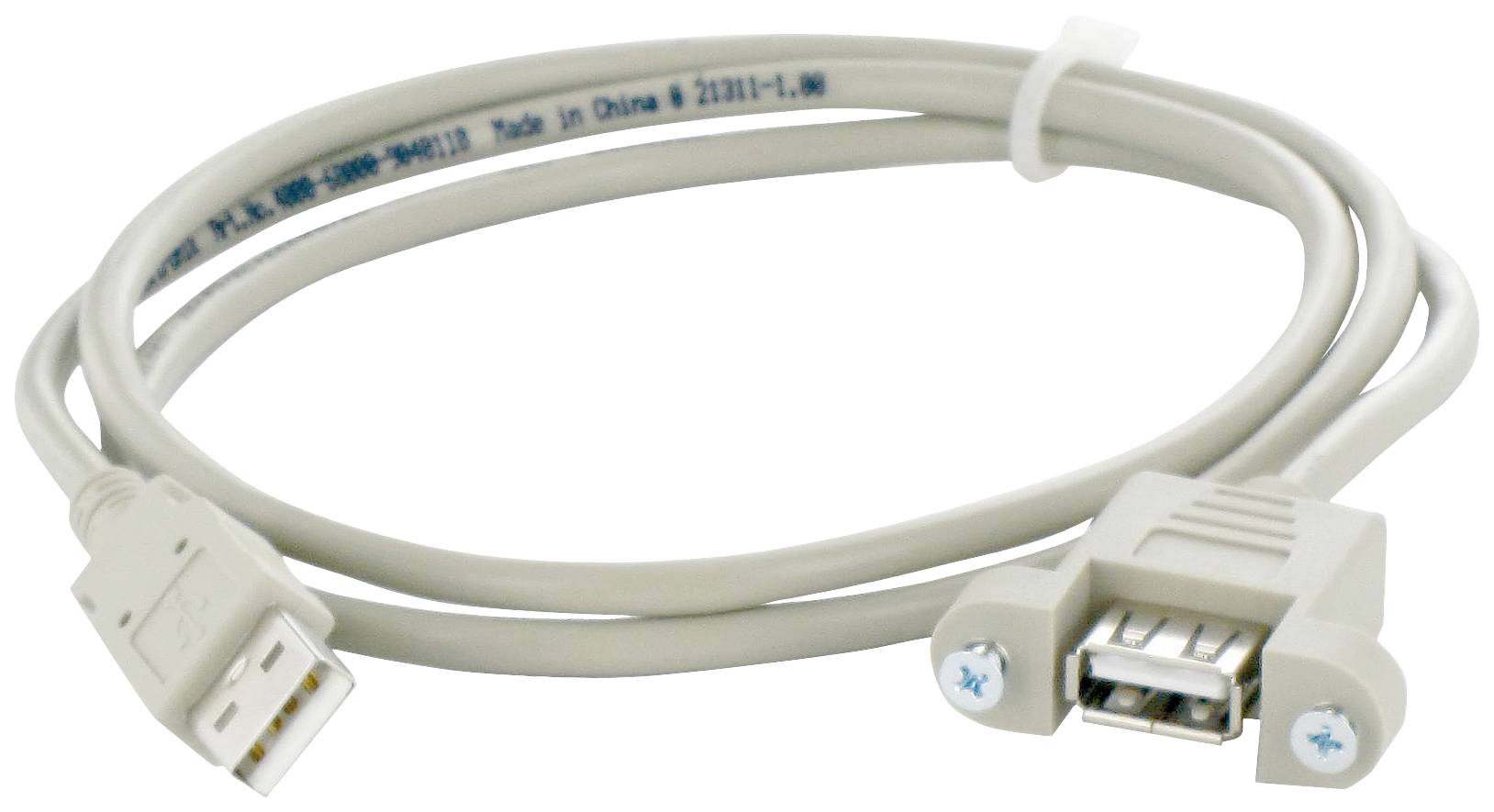 Murrelektronik GmbH - USB-A Durchführung Stift/Buchse mit 1m Leitung - 4000-68000-9040110 - 1 Stück-0