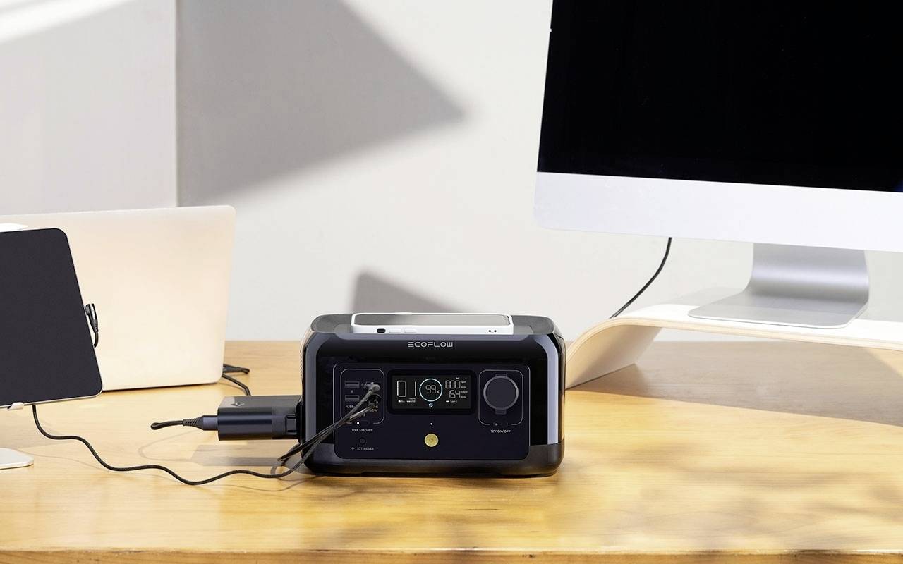 ECOFLOW 664369 - Powersation River Mini EU (210 Wh | NCM | bis zu 7 Geräte) - in schwarz-4