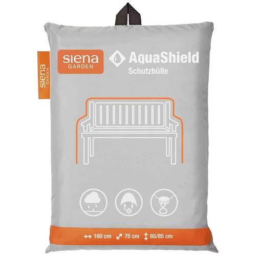 Siena Garden D41163 AquaShield Bankhülle 3er 160x75xH65/85cm hellgrau, 100% Polyester