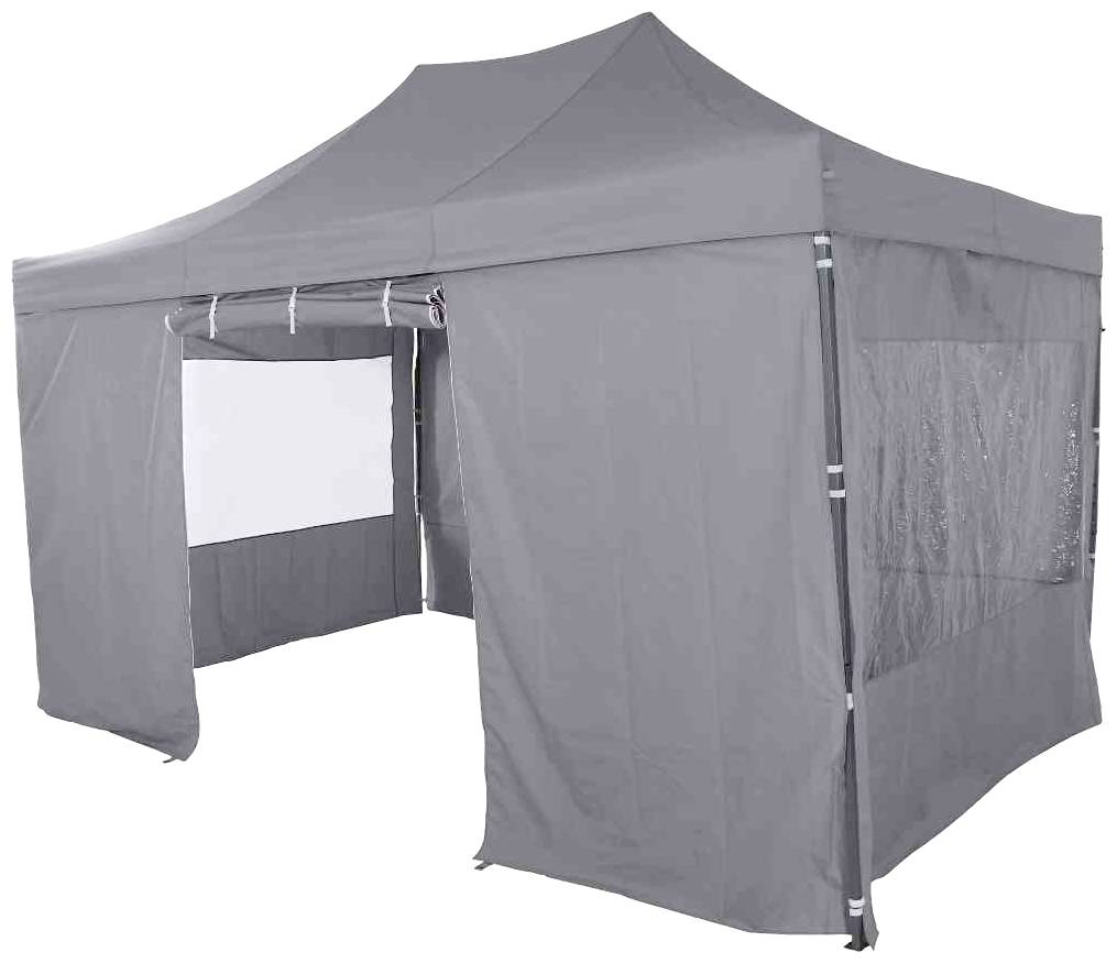 Siena Garden L30550 Pavillon polyvalent rectangulaire 300 x 450 cm Couleur : gris
