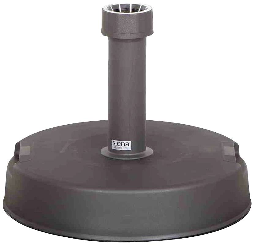 Siena Garden J40989 Betonständer 30 kg rund, anthrazit Kunststoffrohr 19-54 mm, mit Handmulden