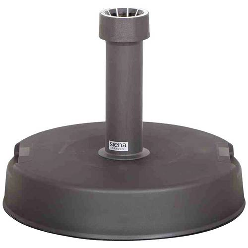 Siena Garden J40989 Betonständer 30 kg rund, anthrazit Kunststoffrohr 19-54 mm, mit Handmulden