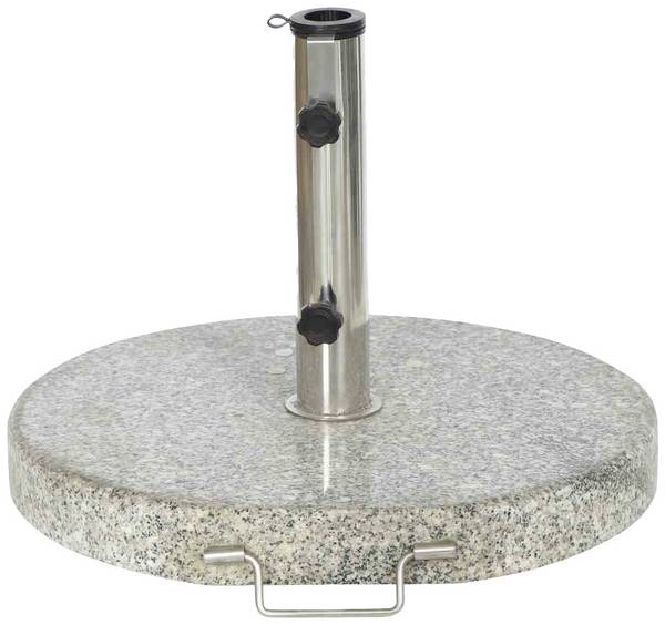 Siena Garden 506044 Granitständer Rund 30kg, (ØxH) 50x5.5 cm