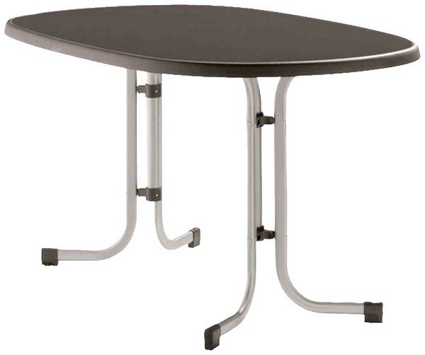 Sieger 252/A Boulevard-Klapptisch Mecalit 140x90x72 cm, graphit