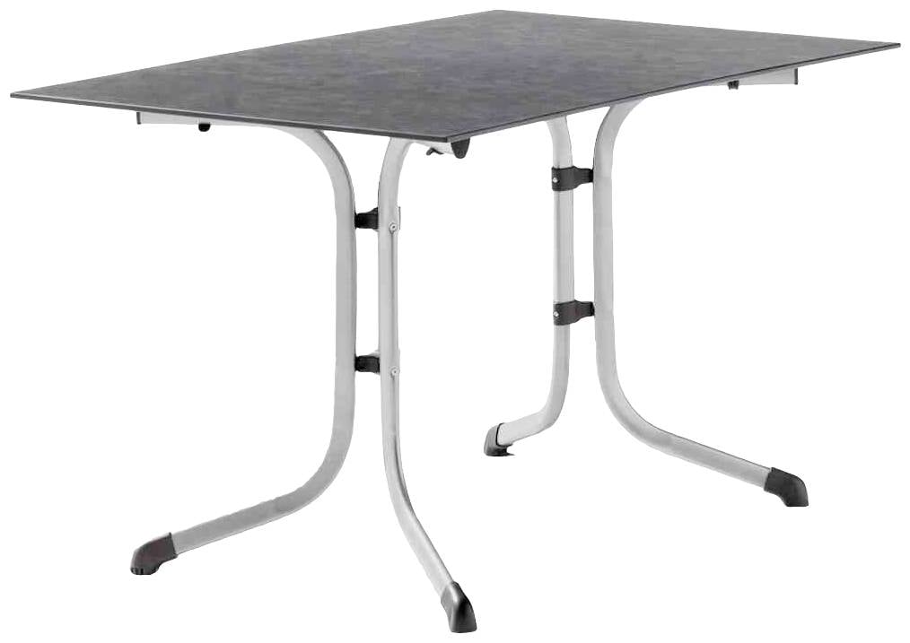 Sieger 5160-20 Klapptisch Polytec (HPL) 120x80 cm, graphit/Schiefer anthrazit
