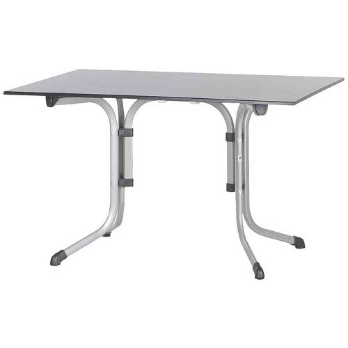 Thumbnail - Sieger 3160-50 Bouelvard-Klapptisch vivodur 120x80 cm, graphit/Schieferoptik anthrazit