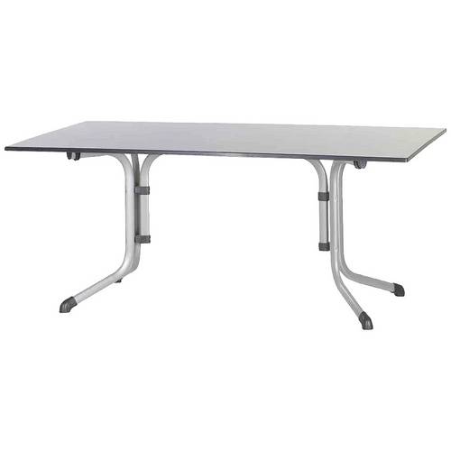 Thumbnail - Sieger 3180-50 Bouelvard-Klapptisch vivodur 165x95 cm graphit/Schieferoptik anthrazit