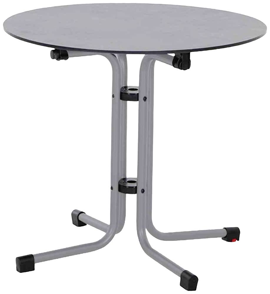 Siena Garden 01903560 Klapptisch Sola Ø 80 cm, silber