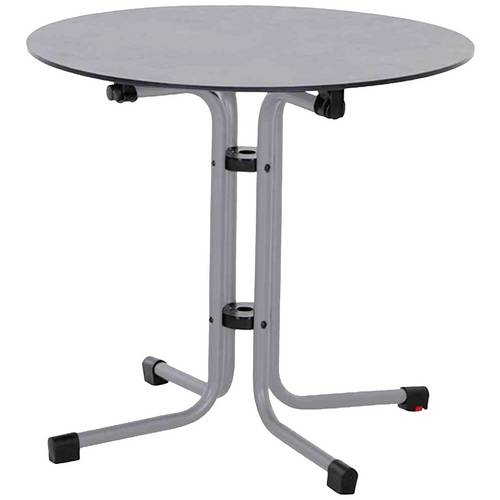 Siena Garden 01903560 Klapptisch Sola Ø 80 cm, silber