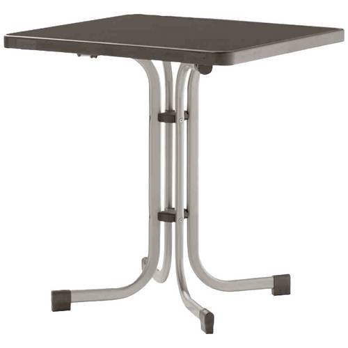 Sieger 231/A Boulevard-Klapptisch 70x70 cm, graphit/anthrazit