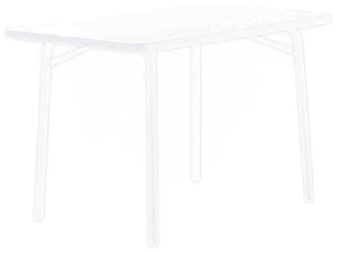 Thumbnail - Sieger 120/W Klapptisch Ü-Bügel 115x70 cm, weiß