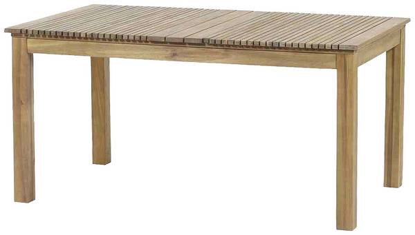 Siena Garden 120563 Falun Dining Tisch 150x90x74 cm Gestell und Tischplatte Akazienholz natur geölt