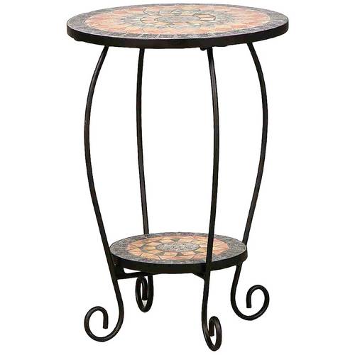 Siena Garden 380829 Blumenständer Prato Eisen mit Mosaikoptik