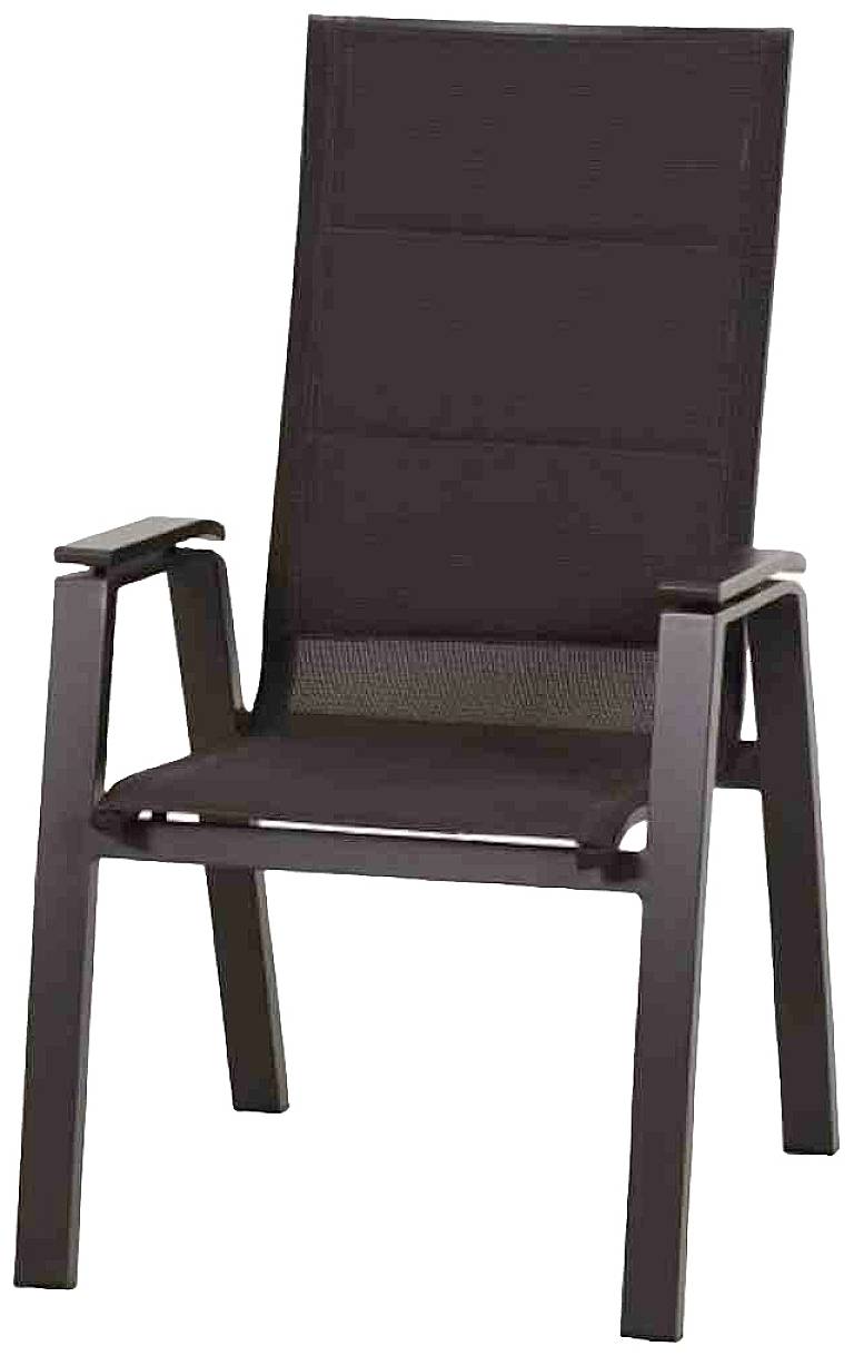 Thumbnail - Siena Garden M21936 Milano Stapelsessel Alu,matt-anthrazit,Textilbezug padded