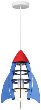 Insatech  Rakete Pendelleuchte  LED E27  Blau