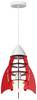 Insatech Rakete Pendelleuchte LED E27 Rot