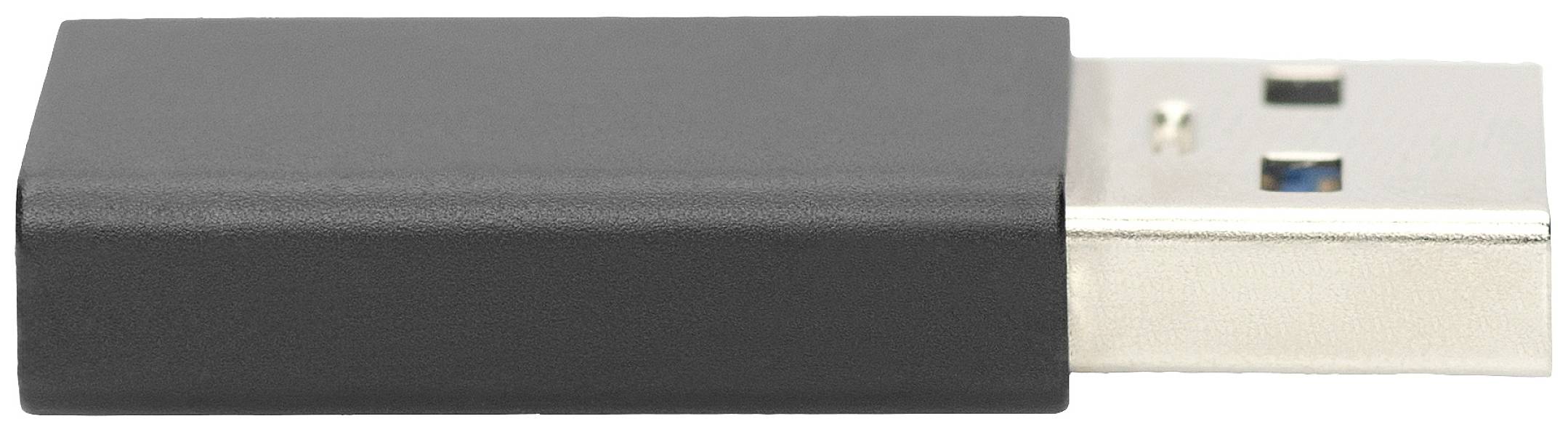 Ein schwarzer USB-Stick mit silbernem Anschluss liegt horizontal.