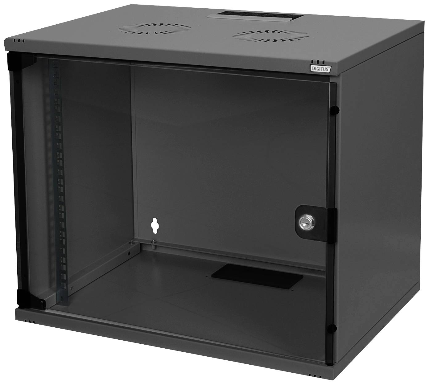 Digitus DN-19 07-U-S-SW 19 Zoll Wandgehäuse (B x H x T) 540 x 370 x 400 mm 7 HE Schwarz (RAL 9005)