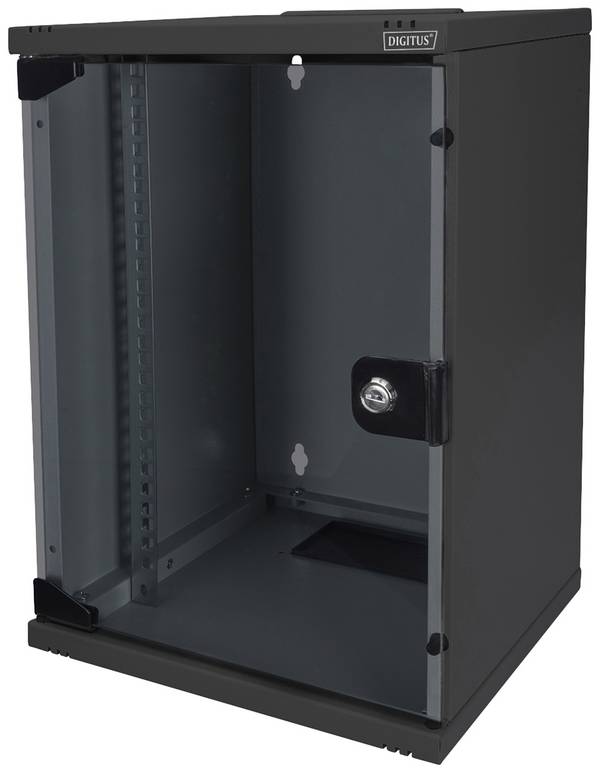 Digitus DIGITUS - Netzwerk-Set 254 mm (10"") - 9HE, 312 x 300 mm (B x T) 10 Zoll Netzwerkschrank (B x H x T) 350 x 360 x 540 mm 9 HE Schwarz (RAL 9005)
