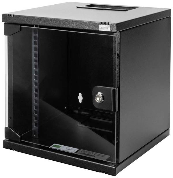 Digitus DIGITUS - Netzwerk-Set 254 mm (10"") - 6HE, 312 x 300 mm (B x T) 10 Zoll Netzwerkschrank (B x H x T) 350 x 360 x 400 mm 6 HE Schwarz (RAL 9005)