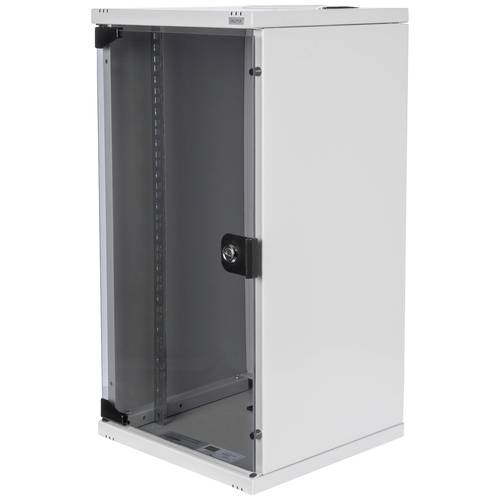 Thumbnail - Digitus DN-10-SET-3 10 Zoll Netzwerkschrank 12 HE Grau, Grau (RAL 7035)