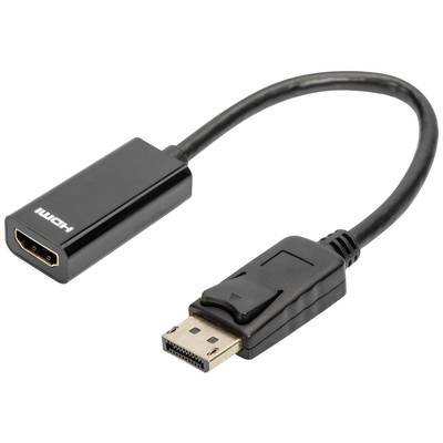 Digitus  Adapter DisplayPort Stecker, HDMI-A Stecker 0.15 m Schwarz AK-990903-002-S  DisplayPort-Kabel