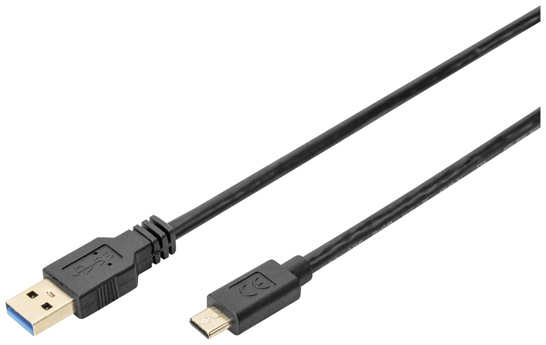 DIGITUS USB Type-C Anschlusskabel, Gen2, Type-C auf A