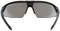 Schutzbrille mit getönten Gläsern und dunklem Rahmen, frontal abgebildet. Geeignet für Sport oder Outdoor-Aktivitäten.