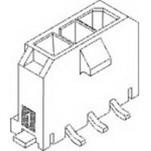 Molex Stiftgehäuse-Platine 436500225 1 St.