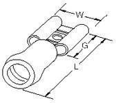 MOLEX 190190009 Flachsteckhülse 1500 St.