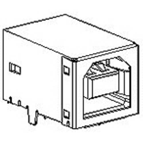 Thumbnail - USB B R/A RCPT 670688011 670688011 Molex Inhalt: 1 St.