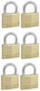 Master Lock P22214 Vorhängeschloss 40 mm gleichschließend Gold, Silber Schlüsselschloss