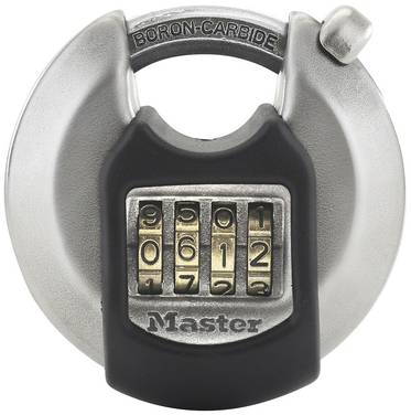 Master Lock P23615 Vorhängeschloss 70 mm gleichschließend   Silber, Schwarz