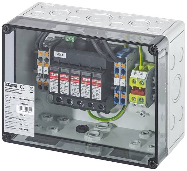 Phoenix Contact 1105828 SOL-SC-1ST-0-DC-2MPPT-2000SE Generatoranschlusskasten